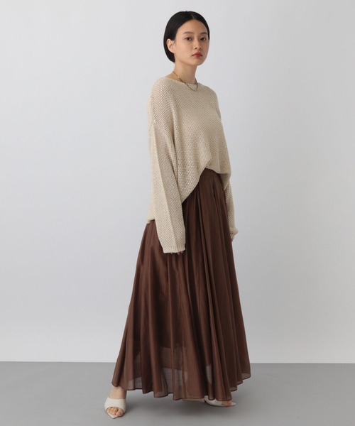 apart by lowrys ラメメッシュプルオーバー A part by（アパートバイ）の「ラメメッシュプルオーバー