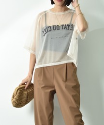 INTERPLANET | カレッジロゴシアーカットソー(Tシャツ/カットソー)