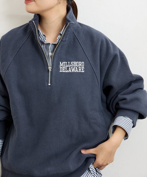 【美品❗️】stone  スウェットロンT ネイビー　M STONE ISLAND ネイビー スウェット ロンT