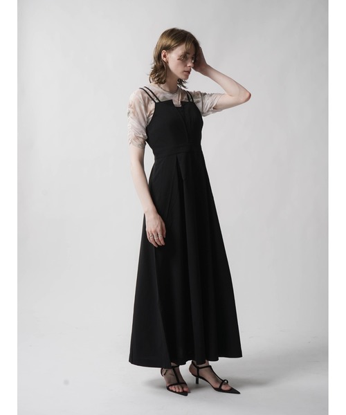 :ETHROF(イーサオブ)の「DOUBLE STRAP ONEPIECE(ワンピース・レディース・ブラック/グレー系その他・MEDIUM)」の14枚目の写真