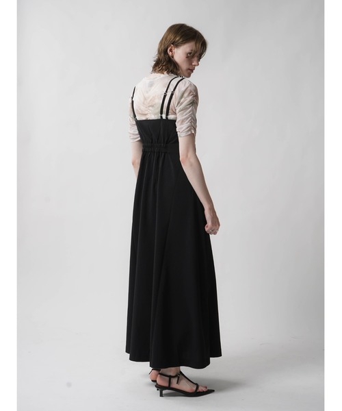:ETHROF(イーサオブ)の「DOUBLE STRAP ONEPIECE(ワンピース・レディース・ブラック/グレー系その他・MEDIUM)」の11枚目の写真