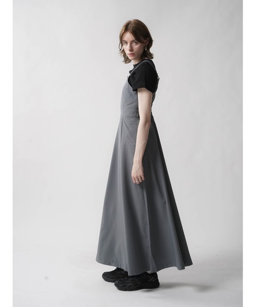 :ETHROF(イーサオブ)の「DOUBLE STRAP ONEPIECE(ワンピース・レディース・ブラック/グレー系その他・MEDIUM)」の10枚目の写真
