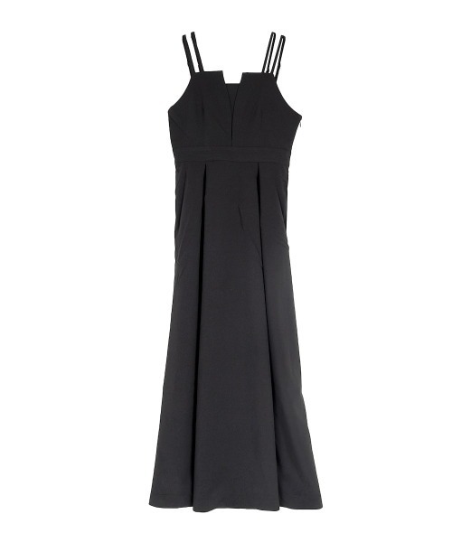 :ETHROF(イーサオブ)の「DOUBLE STRAP ONEPIECE(ワンピース・レディース・ブラック/グレー系その他・MEDIUM)」の22枚目の写真