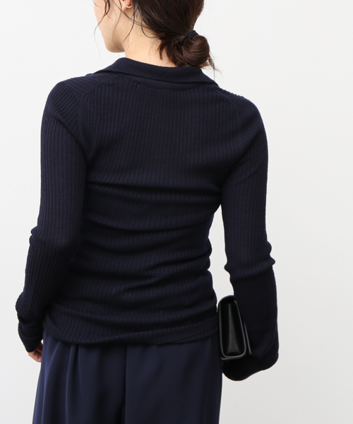 セール】*【Tibi/ティビ】RIBBED ZIPUP SWEATER(ニット/セーター セール】*【Tibi/ティビ】RIBBED ZIPUP SWEATER(ニット/セーター