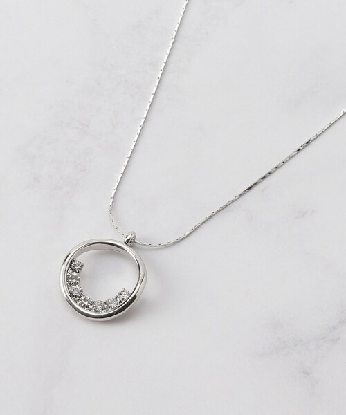 SHOO・LA・RUE(シューラルー)の「◆キラキラミニサークルネックレス(ネックレス・レディース・ゴールド/ピンクゴールド/シルバー・00)」の5枚目の写真