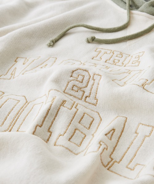 【セール】ガーゼ裏毛スウェットロゴ刺繍プルオーバーパーカー（パーカー）｜CUBE SUGAR（キューブシュガー）