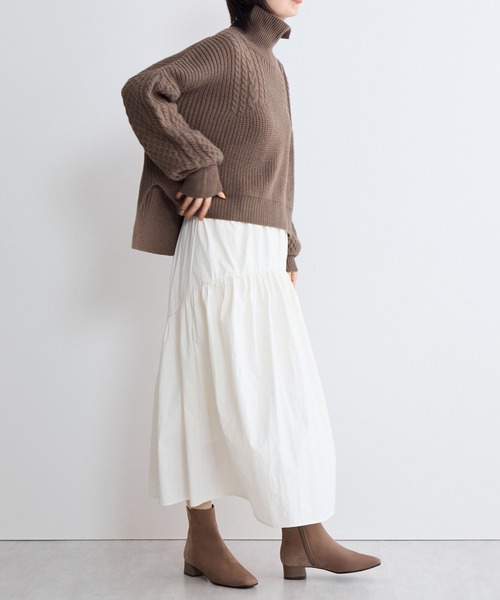 HIMIKO（ヒミコ）の「【Made in Japan】サイドVカットショートブーツ/641412（ブーツ・レディース・ベージュ/ダークブラウン/ブラック・22.5cm/23.0cm/23.5cm/24.0cm/24.5cm/25.0cm/22.0cm/25.5cm/21.5cm/26.0cm/26.5cm）」の20枚目の写真