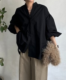 【WEB限定】バックギャザーチュールシャツ