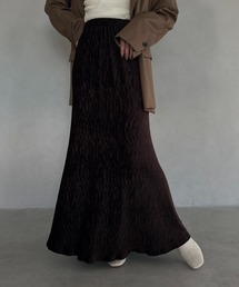 ベロアフレアロングスカート