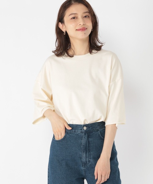 studio CLIP(スタディオクリップ)の「【SNOOPYコラボ】刺繍プルオーバー(Tシャツ/カットソー・レディース・オフホワイト/アイボリー/ピンク・FREE)」の10枚目の写真
