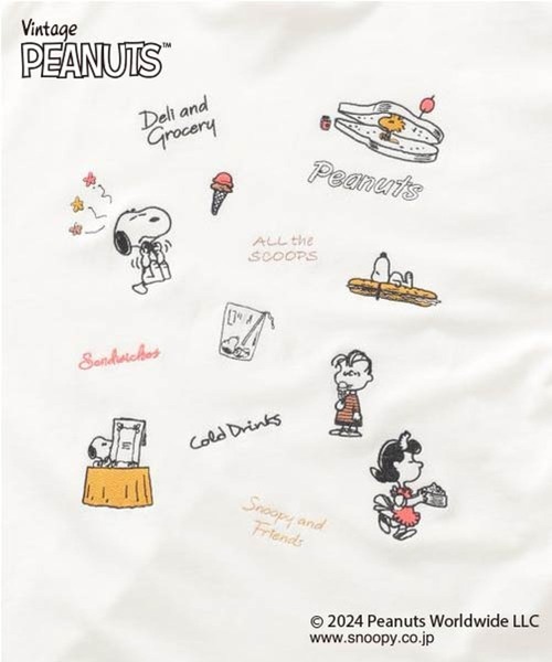 studio CLIP(スタディオクリップ)の「【SNOOPYコラボ】刺繍プルオーバー(Tシャツ/カットソー・レディース・オフホワイト/アイボリー/ピンク・FREE)」の19枚目の写真