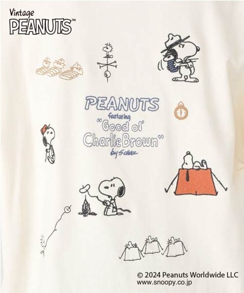 studio CLIP(スタディオクリップ)の「【SNOOPYコラボ】刺繍プルオーバー(Tシャツ/カットソー・レディース・オフホワイト/アイボリー/ピンク・FREE)」の22枚目の写真