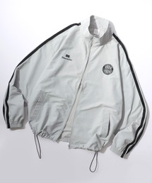 Nylon Game Shirt Track Jacket/オーバーサイズ ナイロン ユニフォームデザイン ゲームシャツ ジップアップ トラックジャケット/アノラックジャケット/ブロークコア/レディース メンズ