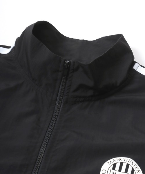 Lazar（ラザル）の「Nylon Game Shirt Track Jacket/オーバーサイズ ナイロン ユニフォームデザイン ゲームシャツ ジップアップ トラックジャケット/アノラックジャケット/ブロークコア/レディース メンズ（ナイロンジャケット・メンズ・ブラック/ネイビー/ライトグレー/ブルー系その他/ブラック系その他/グリーン系その他・M/L/LL）」の11枚目の写真