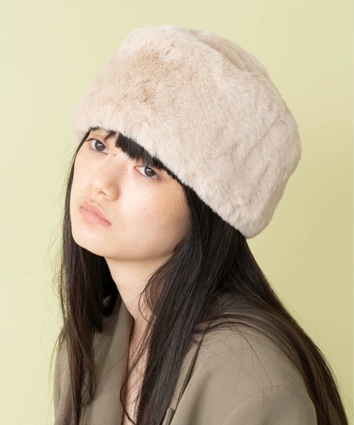 Casselini(キャセリーニ)の「Casselini(キャセリーニ)ロシア帽(ハット・レディース・チャコール/グレー/ベージュ・FREE)」の19枚目の写真