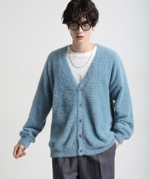 RAGEBLUE | Shaggy knit cardigan/シャギーニット/オーバーサイズカーディガン(カーディガン/ボレロ)