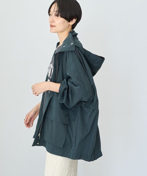 AMERICAN HOLIC（アメリカンホリック）の「撥水加工フード取り外しマウンテンパーカー（マウンテンパーカー・レディース・ライトグレー/チャコールグレー・L/M）」の21枚目の写真