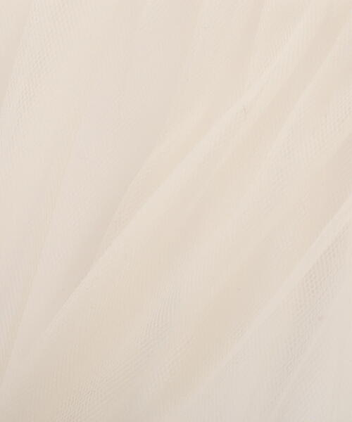 FREE'S MART(フリーズマート)の「チュールジップペプラムビスチェ(シャツ/ブラウス・レディース・グレー/ブラック/ホワイト・FREE)」の4枚目の写真