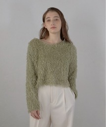 MINERTE | 【MINERTE】fringe long sleeve tops / フリンジロングスリーブトップス(Tシャツ/カットソー)