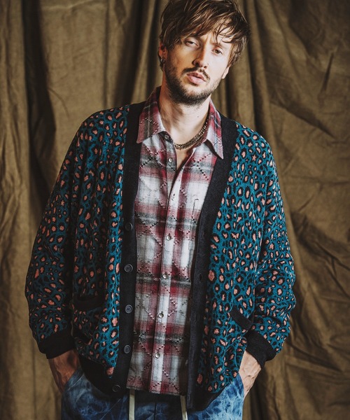 NO ID.（ノーアイディ）の「【NO ID.】Check Big Shirt / チェック ビッグ シャツ（シャツ/ブラウス・メンズ・レッド/イエロー/ブラック・ONE SIZE）」の19枚目の写真