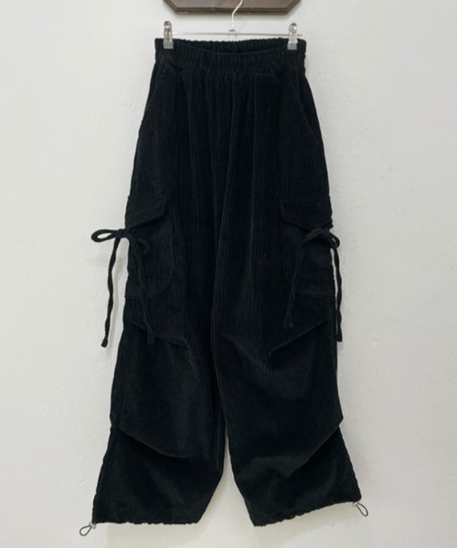 コーデュロイリボンカーゴパンツ（カーゴパンツ）｜sorule（ソルレ）の