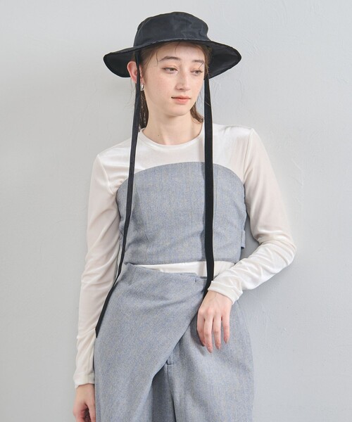 COEUR（クール）の「＜coeur＞パラフィン ハット（ハット・レディース・ブラック・FREE）」の3枚目の写真