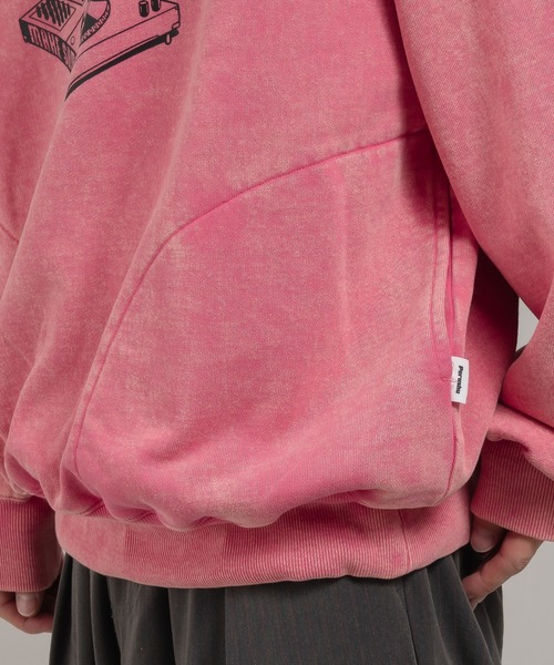 Perushu（ペルーシュ）の「ヘビーウェイトアソートグラフィックダブルポケットスウェット（スウェット・メンズ・ブラウン/ブラック/スモークグレー/ブラック系その他/ブラック系その他2/ピンク・LARGE/MEDIUM）」の8枚目の写真