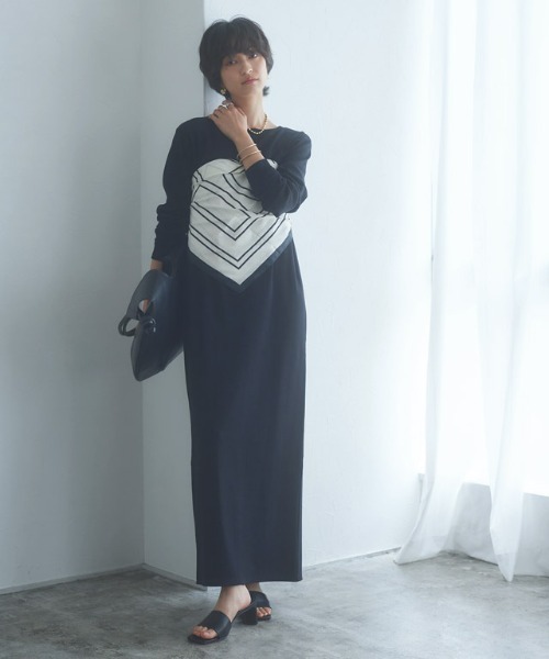 【新品】【タグ付】IENA♡ワンピース 38 ロング ブラック 洗える！シンプルロングワンピース - ベルーナ【公式】