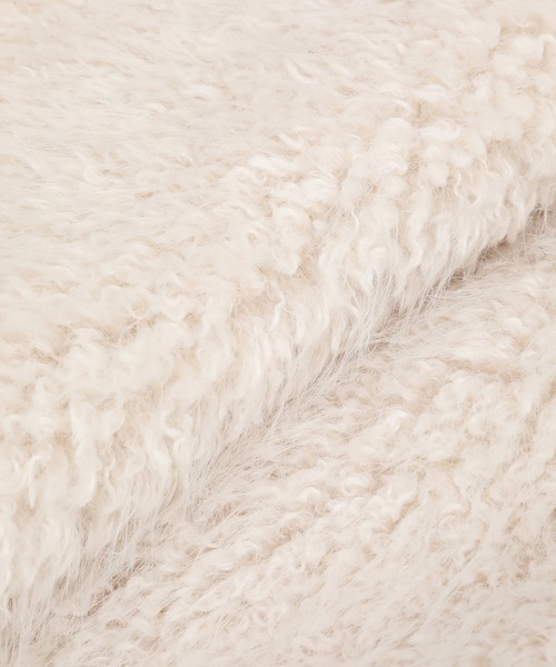 near.nippon.（ニアーニッポン）の「＜near.nippon (ニアー ニッポン)＞ファーブルゾン（その他アウター・レディース・オフホワイト・FREE）」の9枚目の写真