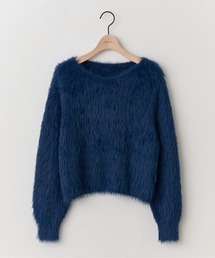 DISCOAT（ディスコート）の「フェザーヤーン2WAYワンショルプルオーバー（ニット/セーター）」