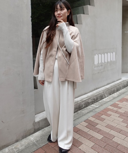 専用　ケープコート セーラーカラーダブルフェイスケープコート / #Newans | ファッション