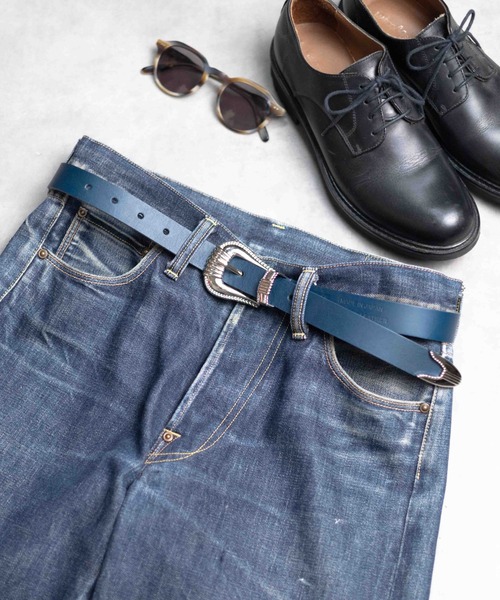 【セール】【Gl】【CALM（カーム）】MADE IN JAPAN Leather Belt（ベルト）｜ARCHIVER（アーカイバ）