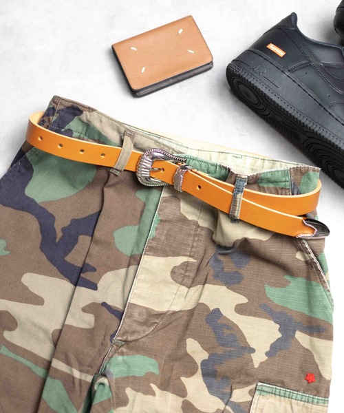 【セール】【Gl】【CALM（カーム）】MADE IN JAPAN Leather Belt（ベルト）｜ARCHIVER（アーカイバ）