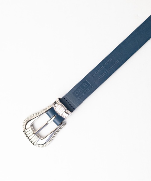 【セール】【Gl】【CALM（カーム）】MADE IN JAPAN Leather Belt（ベルト）｜ARCHIVER（アーカイバ）