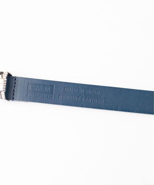 【セール】【Gl】【CALM（カーム）】MADE IN JAPAN Leather Belt（ベルト）｜ARCHIVER（アーカイバ）