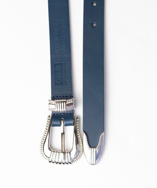【セール】【Gl】【CALM（カーム）】MADE IN JAPAN Leather Belt（ベルト）｜ARCHIVER（アーカイバ）