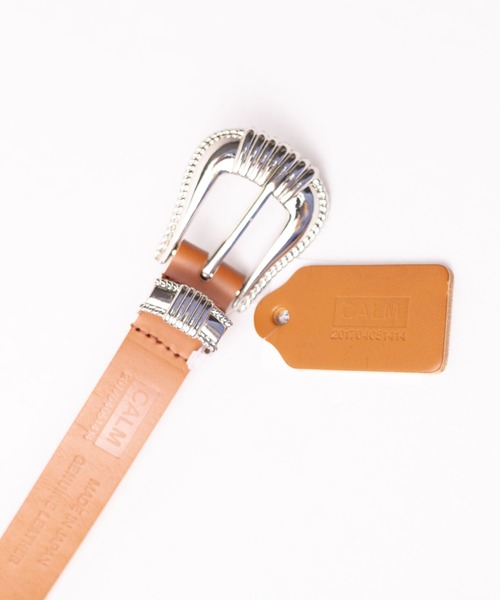 【セール】【Gl】【CALM（カーム）】MADE IN JAPAN Leather Belt（ベルト）｜ARCHIVER（アーカイバ）