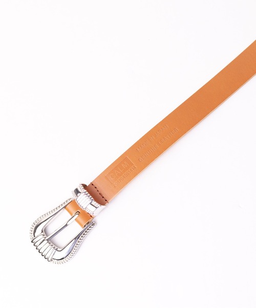 【セール】【Gl】【CALM（カーム）】MADE IN JAPAN Leather Belt（ベルト）｜ARCHIVER（アーカイバ）