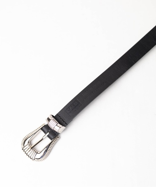【セール】【Gl】【CALM（カーム）】MADE IN JAPAN Leather Belt（ベルト）｜ARCHIVER（アーカイバ）