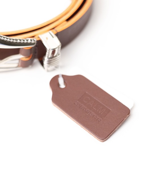 【セール】【Gl】【CALM（カーム）】MADE IN JAPAN Leather Belt（ベルト）｜ARCHIVER（アーカイバ）