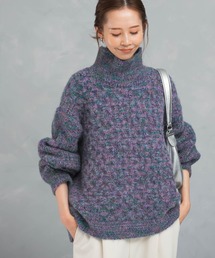 URBAN RESEARCH ROSSO WOMEN | ミックス柄編みニット(ニット/セーター)