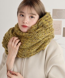 FUNALIVE(ファンアライブ)のウルトラ断熱発泡ビーズ入り保湿ミックススヌード(ネックウォーマー/スヌード)