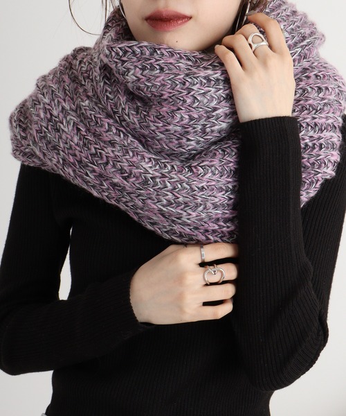 セール】ウルトラ断熱発泡ビーズ入り保湿ミックススヌード（ネック