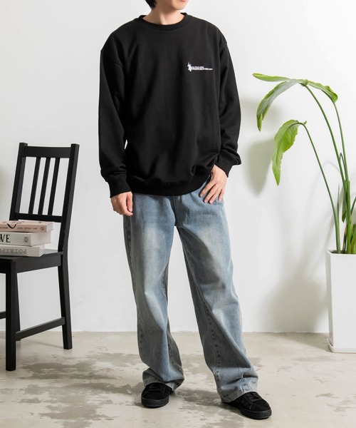 U.S. POLO ASSN.(ユーエスポロアッスン)の「『U.S. POLO ASSN/ユーエスポロアッスン』裏毛クルー長袖トレーナー(スウェット・レディース・ボルドー/オートミール/ネイビー/ダークグリーン/ブラック/アイボリー・L/M)」の19枚目の写真