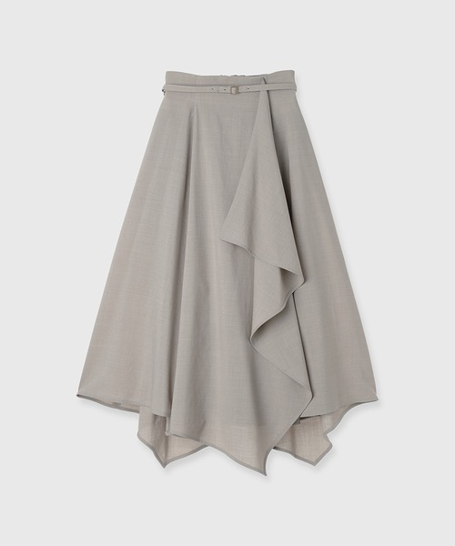 【BALENCIAGA】ウールブレンドクレープスカート BALENCIAGA】ウールブレンドクレープスカート (BALENCIAGA