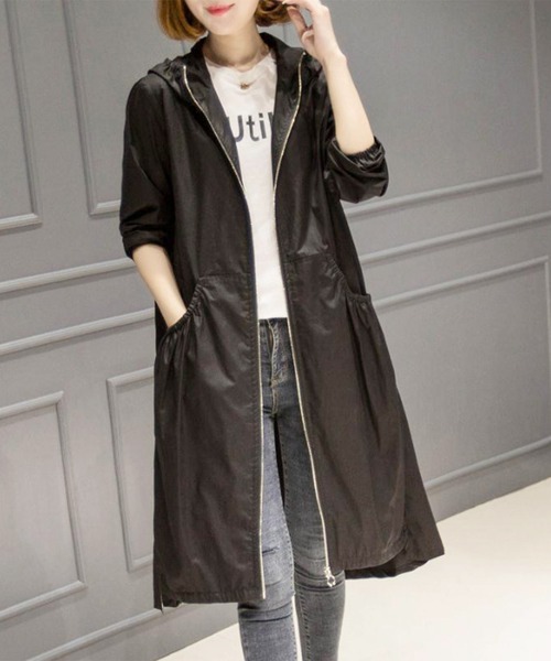 Dewlily(デューリリー)の「ギャザーマウンテンパーカー(マウンテンパーカー・レディース・ブラック/ベージュ/レッド・L/M/XL)」の15枚目の写真