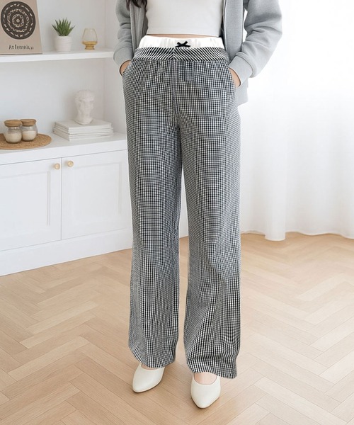 Millor TOKYO(ミラートーキョー)の「2wayウエストワイドパンツ(その他パンツ・レディース・ブラック/グレー・SMALL/MEDIUM/LARGE/LL/3L)」の1枚目の写真