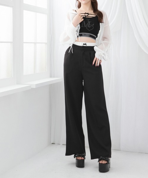 Millor TOKYO(ミラートーキョー)の「2wayウエストワイドパンツ(その他パンツ・レディース・ブラック/グレー・SMALL/MEDIUM/LARGE/LL/3L)」の15枚目の写真