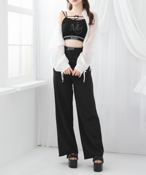 Millor TOKYO(ミラートーキョー)の「2wayウエストワイドパンツ(その他パンツ・レディース・ブラック/グレー・SMALL/MEDIUM/LARGE/LL/3L)」の16枚目の写真
