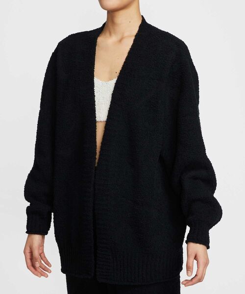 Nike ブラック カーディガン Sサイズ セール】ナイキ スポーツウェア フェニックス コージー ブークレ